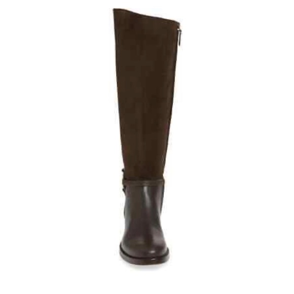 TORY BURCH Miller Brown Suede Leather Boot - Picture 4 of 8